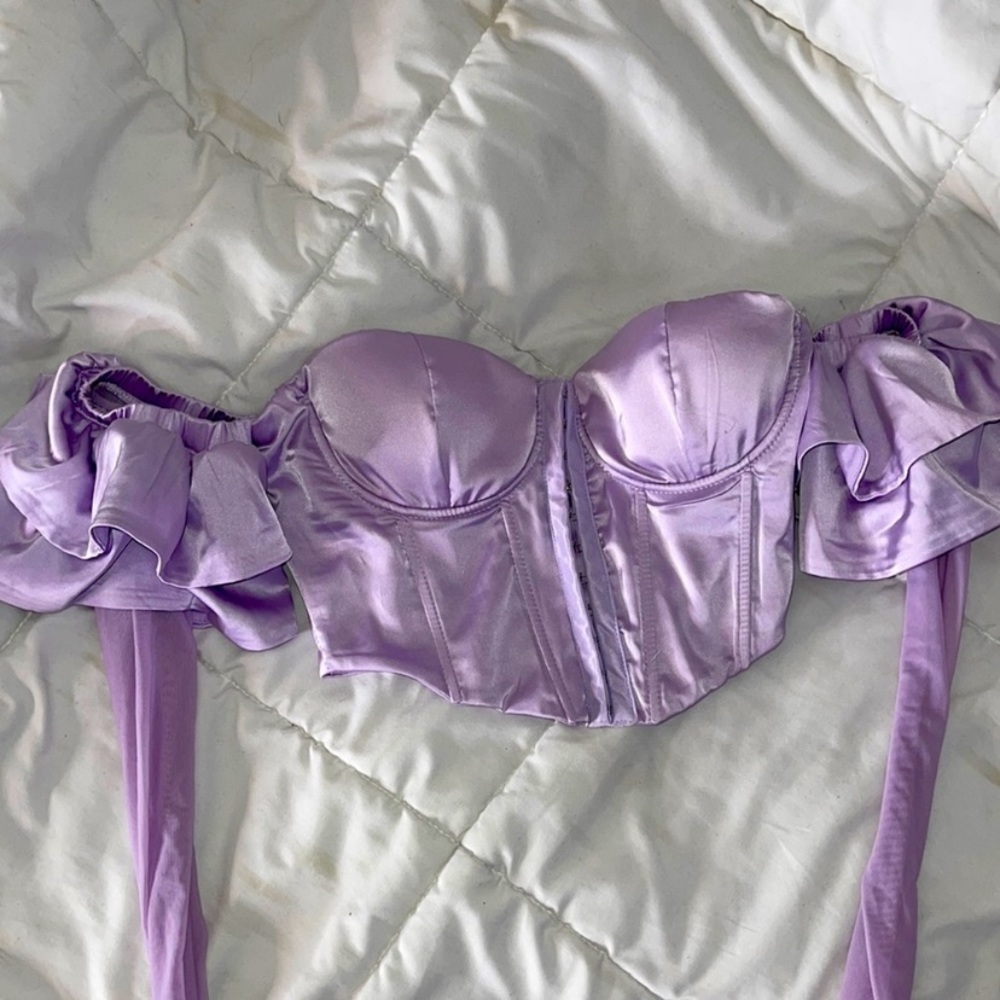 Purple Corset Top